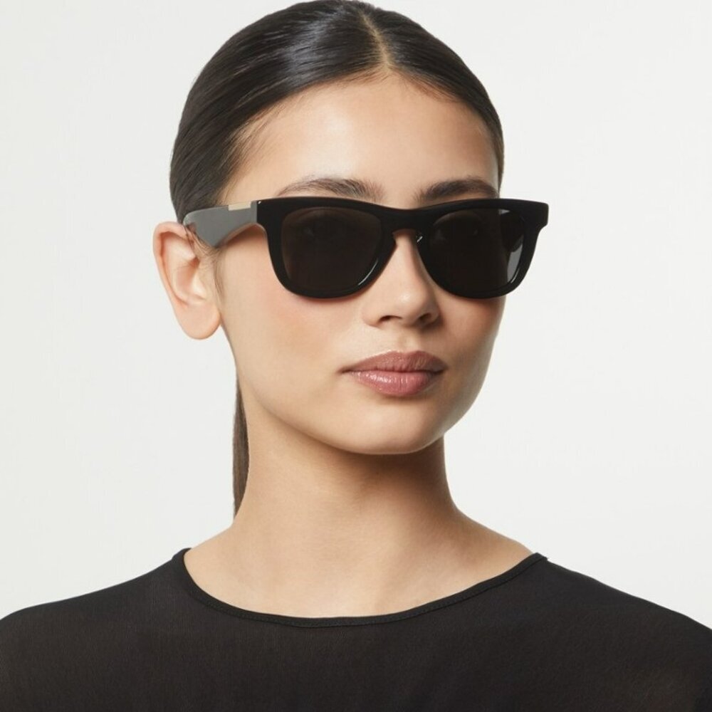 Burberry BE4426 300187 BRAND NEW Sunglasses Black Grey Square Unisex